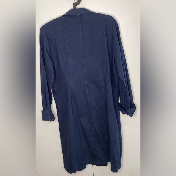 Cloth and Stone linen/cotton/rayon blue blazer. Med. - Picture 5 of 11